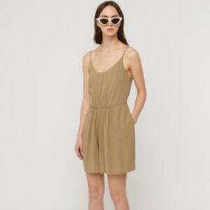 Oak and Fort Rayon Sleeveless Jumpsuit Size M